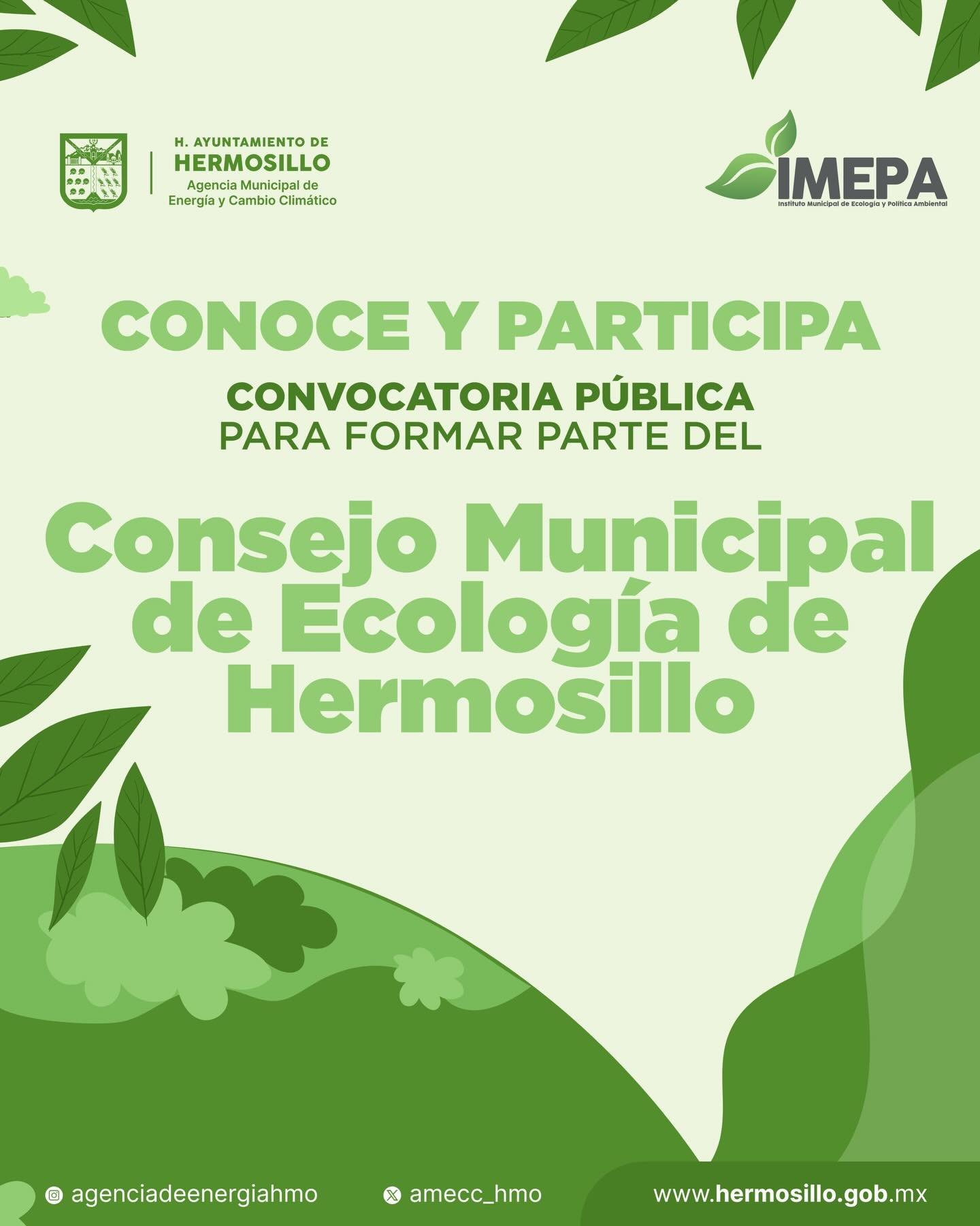Convocatoria Pública: Integración del Consejo Municipal de Ecología